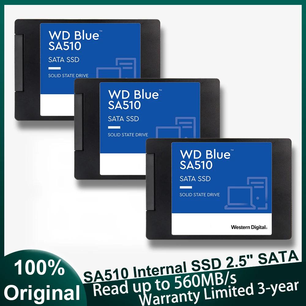    ָ Ʈ ̺, SA510  WD, 500GB, 1TB, 2TB, SSD 2.5 ġ, SATA III, Ʈ , ִ 560 MB/s ӵ